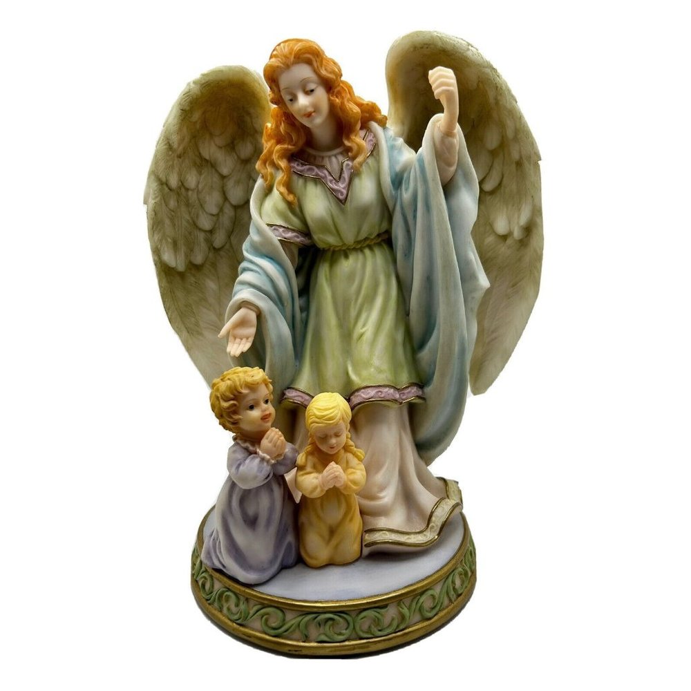 Vintage 1999 Roman, Inc. #46283 10” Angel With Children Praying